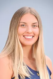 September 19, 2022; Berkeley, California, USA; Beach Volleyball: California Golden Bears Media Day at Clark Kerr Sand Courts; Ainsley Radell (Photo credit: Kelley L Cox/KLC fotos)