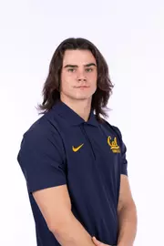 November 2, 2023; Berkeley, California, USA; Men’s Gymnastics: California Golden Bears Media Day at Haas Pavilion; Collin Cunane (Photo credit: Kelley L Cox/KLC fotos)
