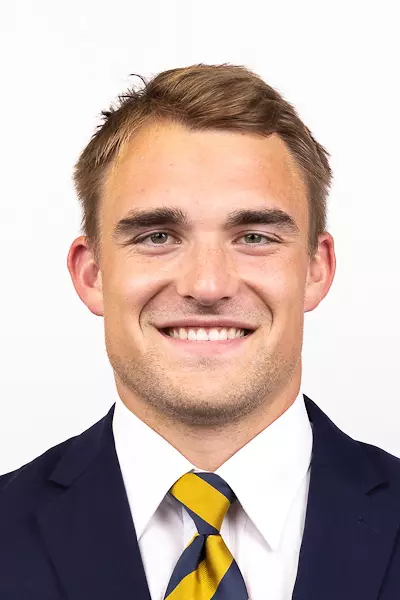July 18, 2023; Berkeley, California, USA; Football: California Golden Bears Headshots at California Memorial Stadium. Jackson Sirmon (8) (Photo credit: Al Sermeno/KLC fotos)