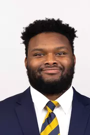 July 17, 2023; Berkeley, California, USA; Football: California Golden Bears Headshots at California Memorial Stadium. Jaedon Roberts (75) (Photo credit: Al Sermeno/KLC fotos)