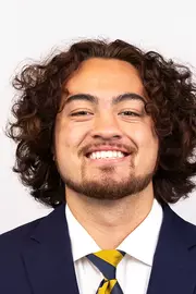 July 17, 2023; Berkeley, California, USA; Football: California Golden Bears Headshots at California Memorial Stadium. Moso’oipala Tuitele (47) (Photo credit: Al Sermeno/KLC fotos)
