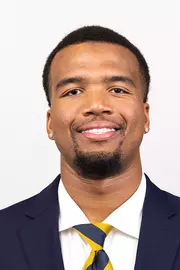 July 17, 2023; Berkeley, California, USA; Football: California Golden Bears Headshots at California Memorial Stadium. Myles Jernigan (33) (Photo credit: Al Sermeno/KLC fotos)