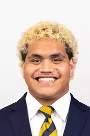 July 17, 2023; Berkeley, California, USA; Football: California Golden Bears Headshots at California Memorial Stadium. Tiumalu Afalava (97) (Photo credit: Al Sermeno/KLC fotos)