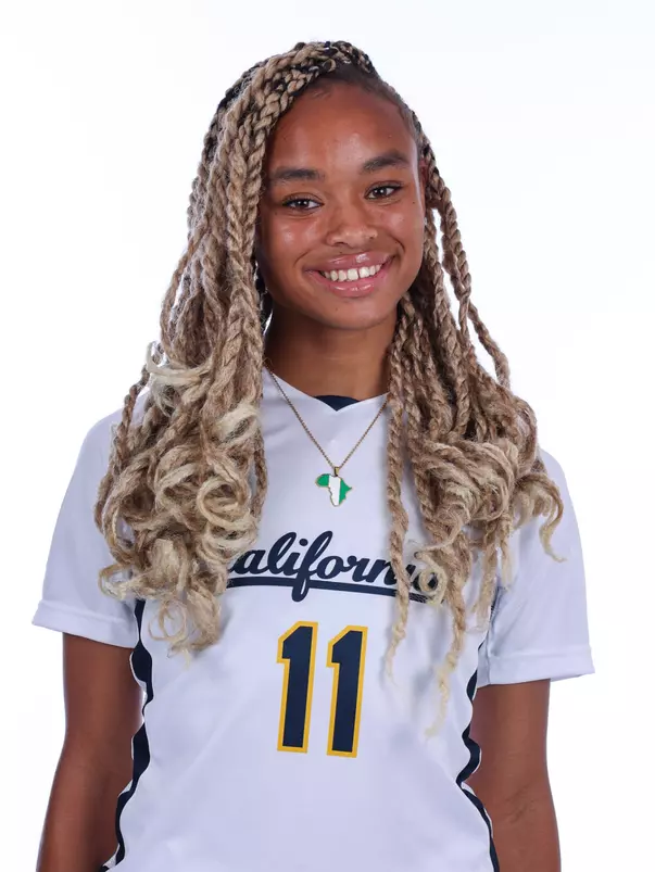 August 11, 2023; Berkeley, California, USA; Womens Soccer: California Golden Bears Media Day at Haas Pavilion; Amaya Gray (11) (Photo credit: Kelley L Cox/KLC fotos)