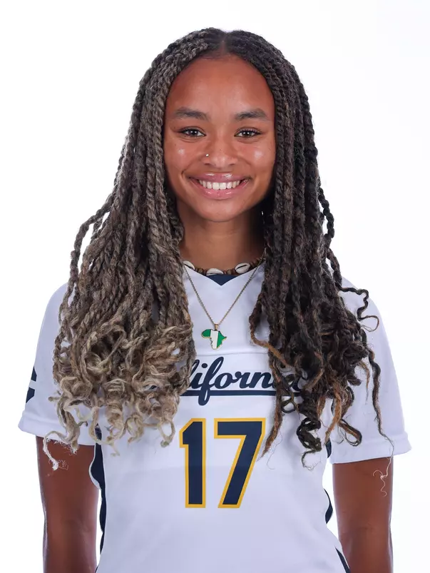 August 11, 2023; Berkeley, California, USA; Womens Soccer: California Golden Bears Media Day at Haas Pavilion; Anysa Gray (17) (Photo credit: Kelley L Cox/KLC fotos)