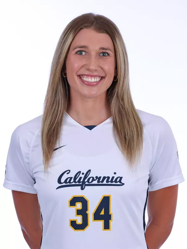 August 11, 2023; Berkeley, California, USA; Womens Soccer: California Golden Bears Media Day at Haas Pavilion; Julia Gonsman (34) (Photo credit: Kelley L Cox/KLC fotos)