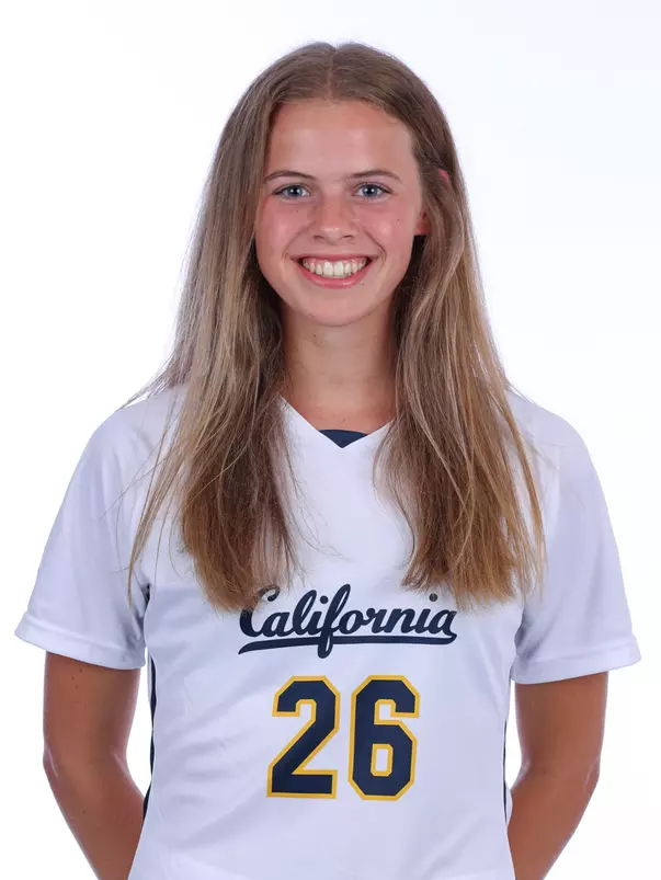 August 11, 2023; Berkeley, California, USA; Womens Soccer: California Golden Bears Media Day at Haas Pavilion; Miriam Hills (26) (Photo credit: Kelley L Cox/KLC fotos)