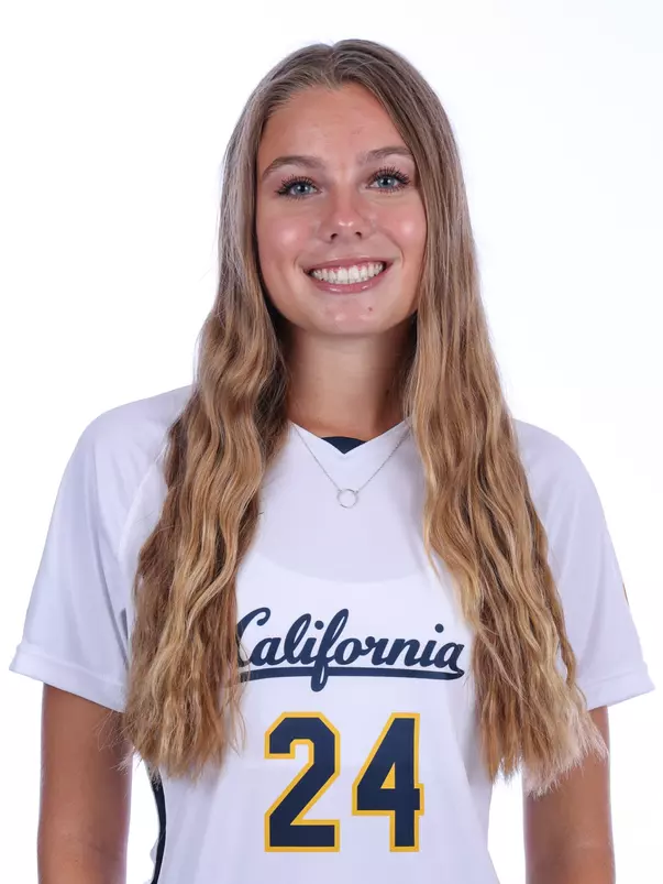 August 11, 2023; Berkeley, California, USA; Womens Soccer: California Golden Bears Media Day at Haas Pavilion; Summer Starsiak (24) (Photo credit: Kelley L Cox/KLC fotos)
