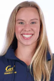 September 13, 2023; Berkeley, California, USA; Women’s Swimming: California Golden Bears Roster at Haas Pavilion; Rachel Klinker (Photo credit: Kelley L Cox/KLC fotos)