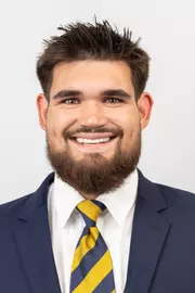 July 15, 2025; Berkeley, California, USA; Football: California Headshots - Jerseys at California Memorial Stadium. Aidan Keanaaina (Photo credit: Al Sermeno/KLC fotos)