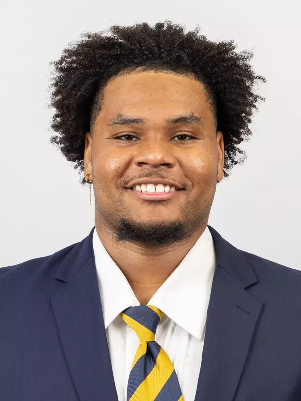 July 15, 2025; Berkeley, California, USA; Football: California Headshots - Jerseys at California Memorial Stadium. Akili Calhoun (Photo credit: Al Sermeno/KLC fotos)