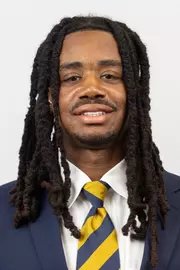 July 15, 2025; Berkeley, California, USA; Football: California Headshots - Jerseys at California Memorial Stadium. Daz James (Photo credit: Al Sermeno/KLC fotos)