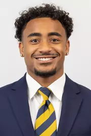 July 15, 2025; Berkeley, California, USA; Football: California Headshots - Jerseys at California Memorial Stadium. Dru Polidore Jr. (Photo credit: Al Sermeno/KLC fotos)