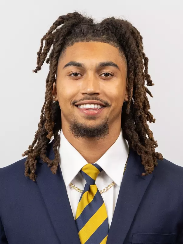 July 15, 2025; Berkeley, California, USA; Football: California Headshots - Jerseys at California Memorial Stadium. Isaiah Crosby (Photo credit: Al Sermeno/KLC fotos)