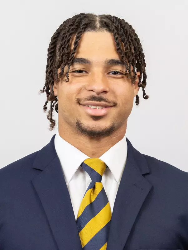 July 16, 2025; Berkeley, California, USA; Football: California Headshots - Jerseys at California Memorial Stadium. Kyion Grayes (Photo credit: Al Sermeno/KLC fotos)