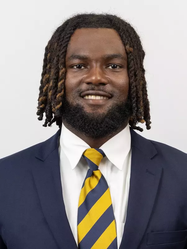 July 16, 2025; Berkeley, California, USA; Football: California Headshots - Jerseys at California Memorial Stadium. LJ Johnson Jr. (Photo credit: Al Sermeno/KLC fotos)