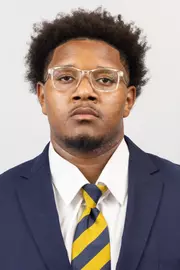 July 15, 2025; Berkeley, California, USA; Football: California Headshots - Jerseys at California Memorial Stadium. LaJuan Owens (Photo credit: Al Sermeno/KLC fotos)
