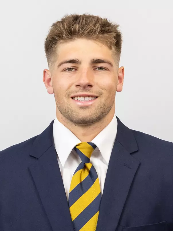 July 16, 2025; Berkeley, California, USA; Football: California Headshots - Jerseys at California Memorial Stadium. Myles Reber (Photo credit: Al Sermeno/KLC fotos)