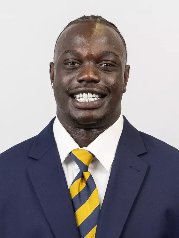 July 16, 2025; Berkeley, California, USA; Football: California Headshots - Jerseys at California Memorial Stadium. Serigne Tounkara (Photo credit: Al Sermeno/KLC fotos)