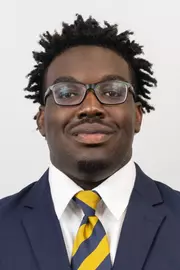 July 15, 2025; Berkeley, California, USA; Football: California Headshots - Jerseys at California Memorial Stadium. Syris Corley (Photo credit: Al Sermeno/KLC fotos)