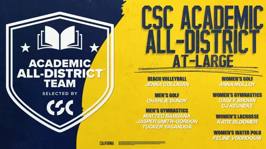 2025-26 CSC At-Large Academic All-District Team Members