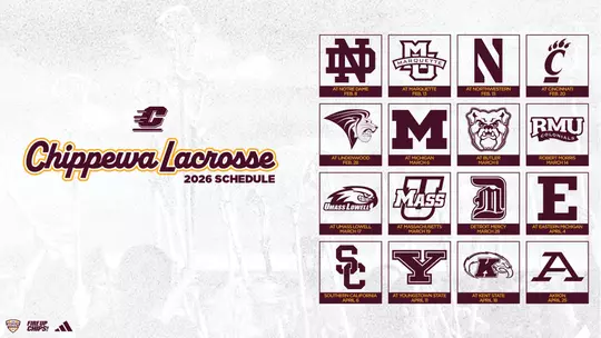 2026 Lacrosse Schedule Story Graphic
