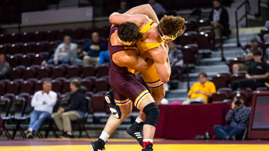 Wrestlers Open at Michigan State on Saturday Image