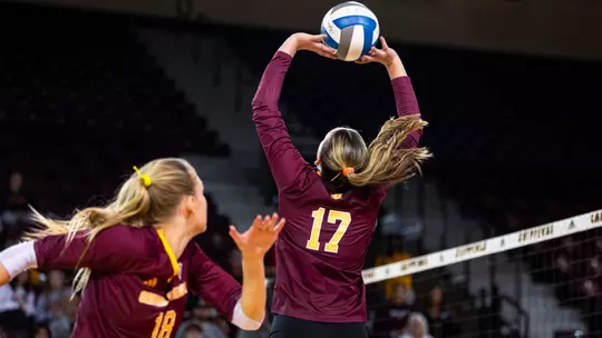 Muell Records Stellar Night as Volleyball Drops Five-Set Thriller to Miami (OH) Image