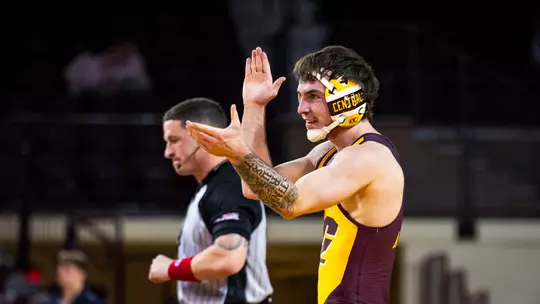 Austin Named MAC West Wrestler of the Week Image