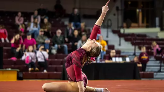 Gymnastics Claims MAC Regular Season Title with Riveting Win Over Ball State Image