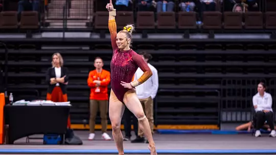 Ava Wellmeier at MAC Championships