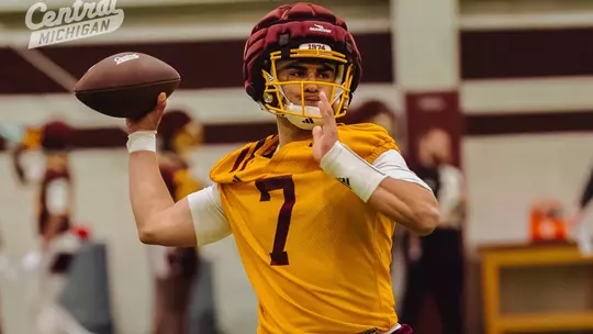 Angel Flores Throwing in Practice Gear