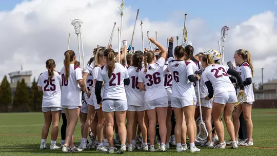CMU Lacrosse Huddle vs. Southern California (4/6/26)