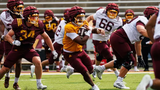 Marcus Beamon Scrimmage Photo