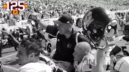 2009 MSU Victory Graphic Black & White With Butch Davis