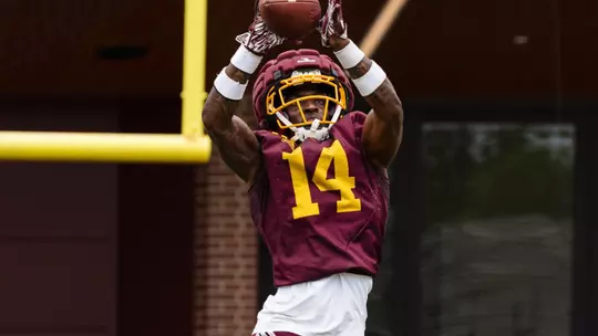 Taylor Catch in Air Day One Football