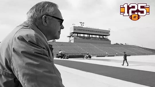 Roy Kramer Graphic for 125 Years of CMU Football