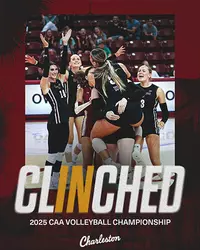 Volleyball Clinches CAA Championship Berth