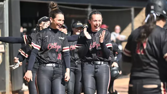 Ryley Kutter and Mackenzie Mathis celebrating