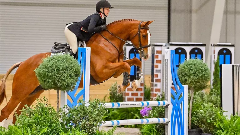 Camilla Murray competing at 2024-25 NCEA National Championships in Ocala, Fla.