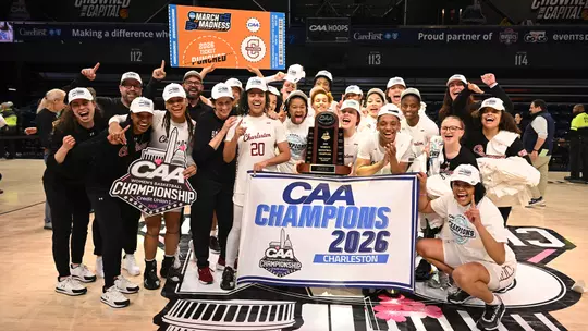 WBB Team Celebration - CAA Champs