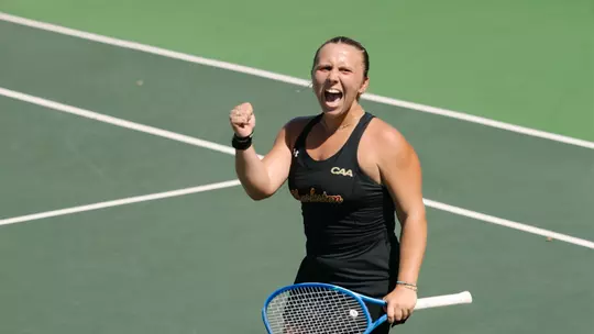 Marra Bruce celebrates victory