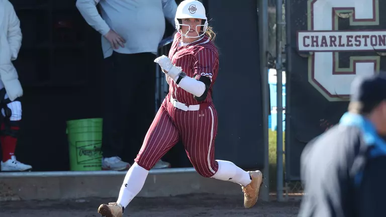 Halle Cannon running bases