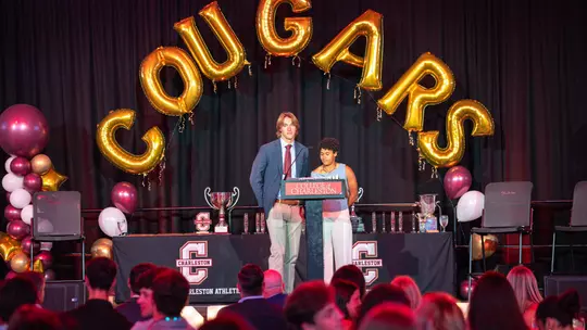 Roger Brown and Bella Antonio Host the Coug Awards