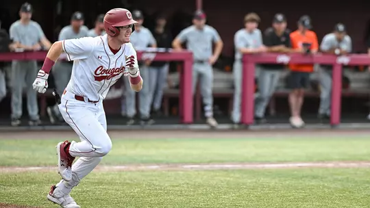 Alex LaCoste running April 24 vs Campbell.