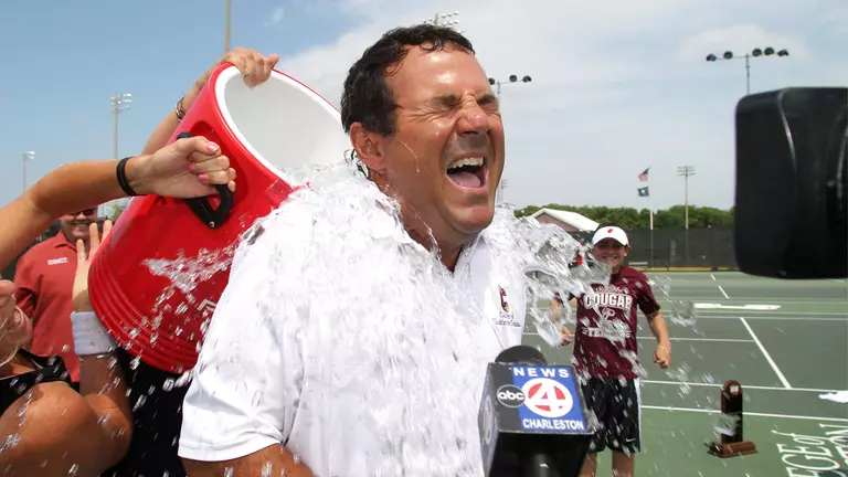 Angelo Anastopoulo Celebrates a win