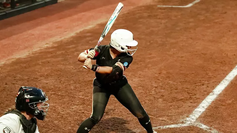 Karlee Hughes hits at Georgia