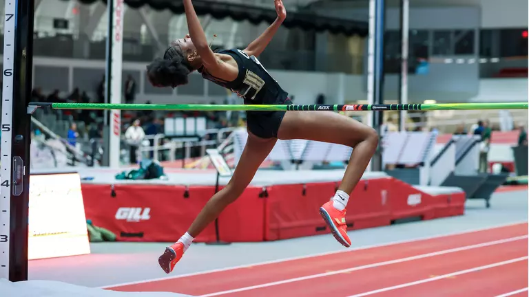 Tori Ann Anderson high jumping