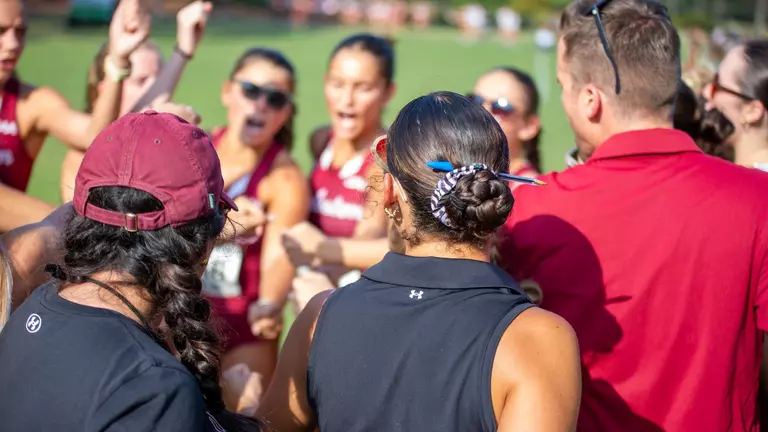 Cross Country Team Huddle