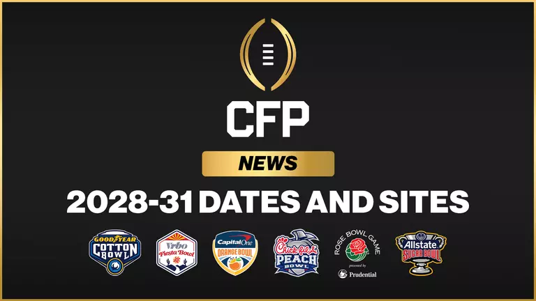 2028-31 CFP Bowl Dates and Sites